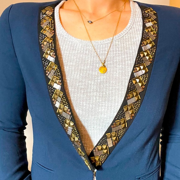 STATEMENT BCBGMAXAZRIA BLAZER XS - Picture 3 of 6